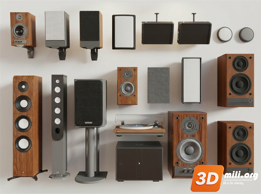 Audio tech 3D Models